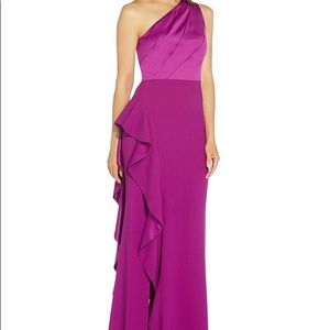 NWOT Adrianna Papell one shoulder gown